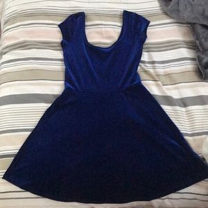 royal blue ballet style dress